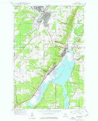 Laurium 1946 topographic map thumbnail