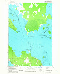 Lime Island 1964 topographic map thumbnail