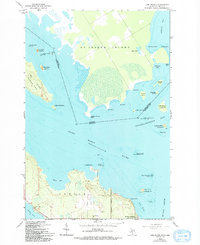 Lime Island 1964 topographic map thumbnail
