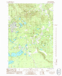 Little Lake 1985 topographic map thumbnail