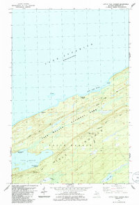 Little Todd Harbor 1985 topographic map thumbnail