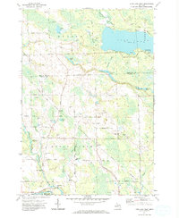 Long Lake West 1971 topographic map thumbnail