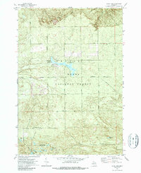 Mack Lake 1972 topographic map thumbnail