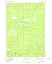 Mack Lake 1972 topographic map thumbnail