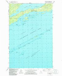 Malone Bay 1985 topographic map thumbnail