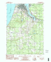 Manistee 1982 topographic map thumbnail