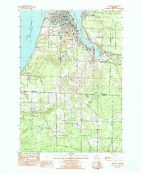 Manistee 1982 topographic map thumbnail