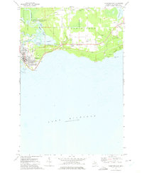 Manistique East 1972 topographic map thumbnail