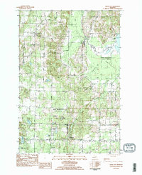 Maple City 1983 topographic map thumbnail