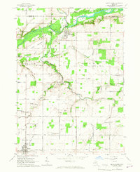 Maple Rapids 1965 topographic map thumbnail