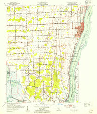 Marine City 1952 topographic map thumbnail