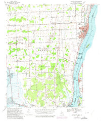 Marine City 1968 topographic map thumbnail