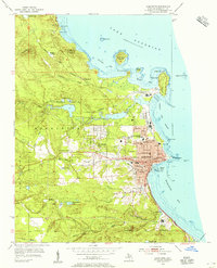 Marquette 1954 topographic map thumbnail