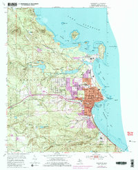 Marquette 1954 topographic map thumbnail