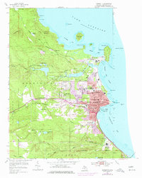 Marquette 1954 topographic map thumbnail