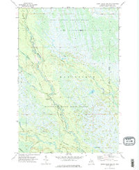 Marsh Creek Pool NW 1972 topographic map thumbnail