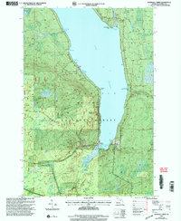 Marshall Creek 1999 topographic map thumbnail