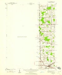 Maybee 1940 topographic map thumbnail