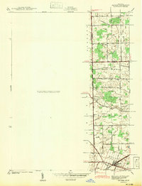 Maybee 1942 topographic map thumbnail