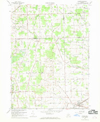 Maybee 1967 topographic map thumbnail