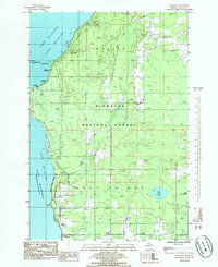 Maywood 1985 topographic map thumbnail