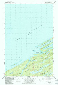 McCargoe Cove 1985 topographic map thumbnail