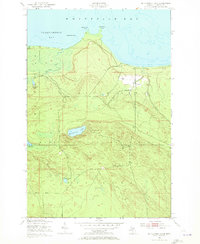 McNearney Lake 1951 topographic map thumbnail