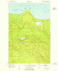McNearney Lake 1951 topographic map thumbnail