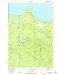 McNearney Lake 1951 topographic map thumbnail