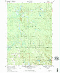 Meredith NW 1969 topographic map thumbnail