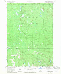 Meredith NW 1969 topographic map thumbnail