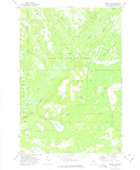 Merwin Lake 1972 topographic map thumbnail