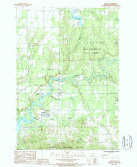Mesick 1987 topographic map thumbnail