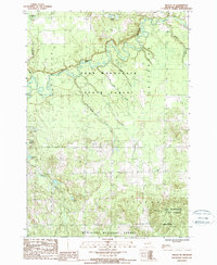 Mesick NE 1987 topographic map thumbnail