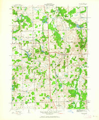 Metamora 1943 topographic map thumbnail