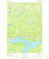 Michigamme 1956 topographic map thumbnail