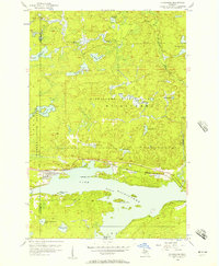 Michigamme 1956 topographic map thumbnail