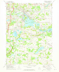 Michigan Center 1971 topographic map thumbnail