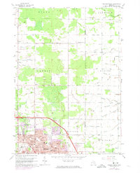 Midland North 1962 topographic map thumbnail