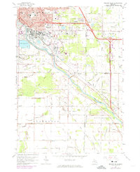 Midland South 1962 topographic map thumbnail
