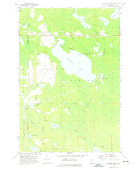 Milakokia Lake 1972 topographic map thumbnail
