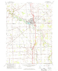Milan 1967 topographic map thumbnail