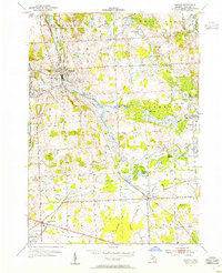 Milford 1954 topographic map thumbnail
