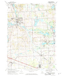 Milford 1969 topographic map thumbnail