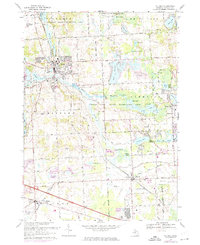 Milford 1969 topographic map thumbnail