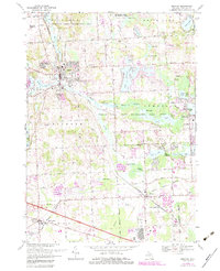 Milford 1969 topographic map thumbnail