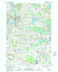 Milford 1969 topographic map thumbnail