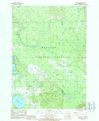 Millerton 1987 topographic map preview