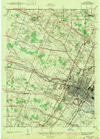 Monroe 1942 topographic map thumbnail