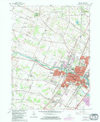 Monroe 1967 topographic map thumbnail